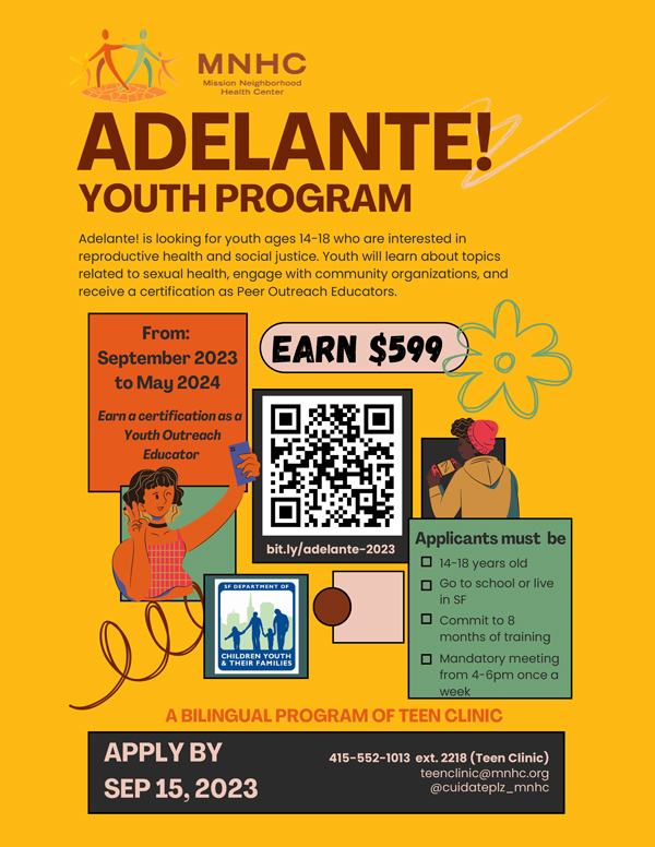 ADELANTE Youth Program Mission Neighborhood Health Center